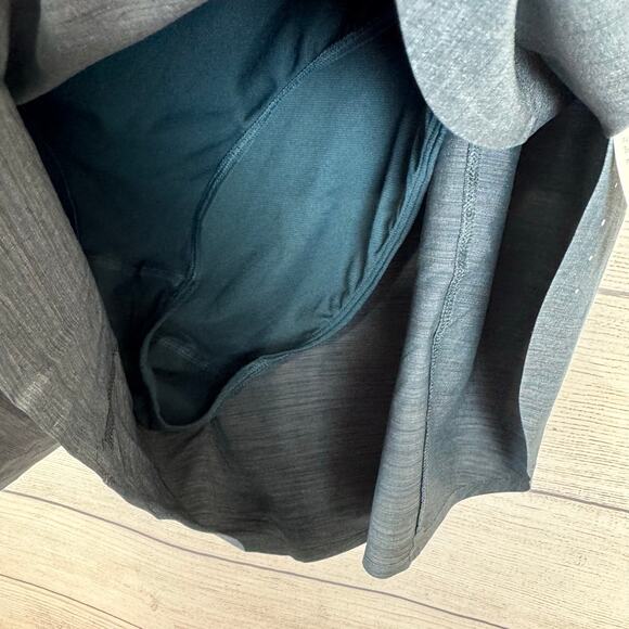 Athleta Plus Size Teal Heather Run With It Textured 3.5in Shorts Size 3X - Picture 5 of 9